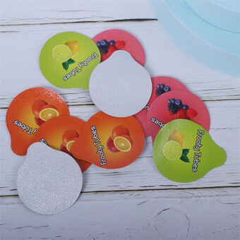 爱纳洁 厂家90口径机用封杯膜封纸杯用纸质膜手压奶茶定制 封口膜