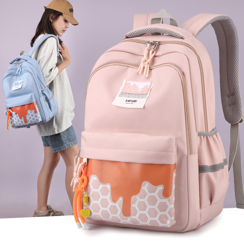 Schoolbag High School Student Backpack Lightweight Backpack bag