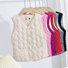 winter Down cotton Vest lady Sherpa thickening 2023 new pattern Light and thin Self cultivation have cash less than that is registered in the accounts keep warm Large vest