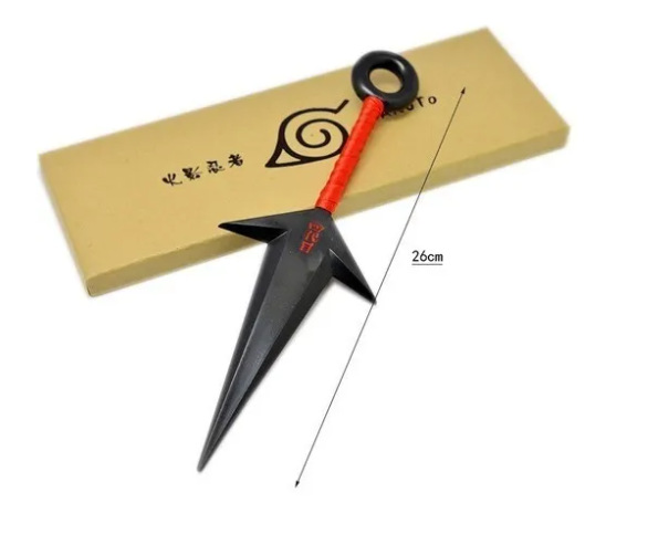 火影忍者动漫周边批发塑料道具鸣人卡卡西木叶手里剑小苦无大苦无