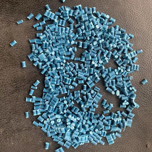 生产蓝色PP中空板格子板材再生塑料颗粒 共聚工程PP再生料回料
