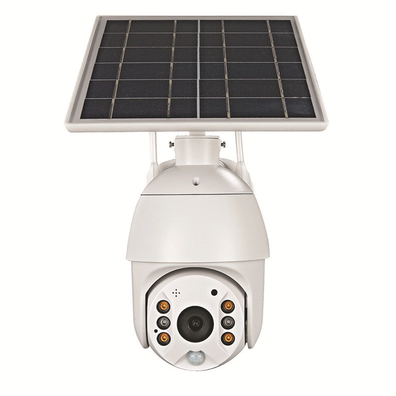 跨境新款wifi球机摄像头50灯双目室外家用监控器手机远程监控警示