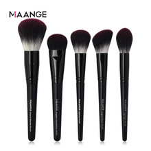 厂家批发 MAANGE玛安格 大5支脸部化妆刷套装 美妆工具亚马逊热销