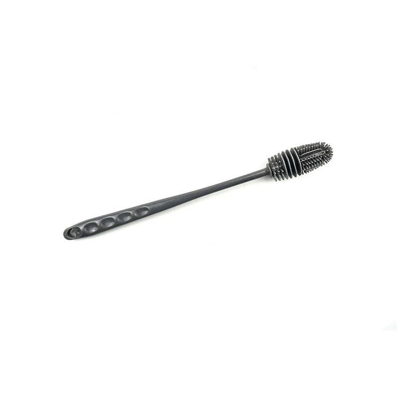 Silicone Cup Brush Long Handle Water Cup Brush No Dead Angle Cleaning Long Handle Brush Cup Washing Brush Remove Tea Stains Cleaning Brush