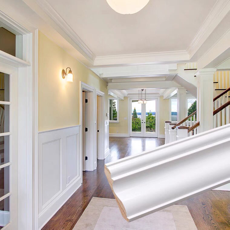 实木线条欧式白色装饰木线条吊顶阴角线顶角线护墙板收边线阳角线