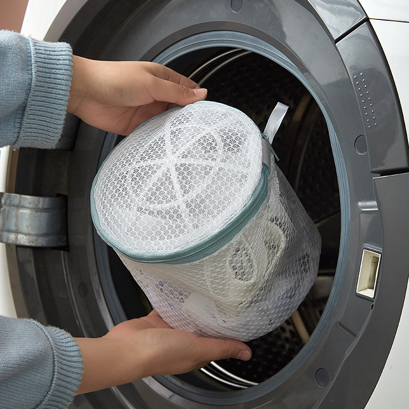 新款无荧光本白内衣洗衣袋梅花网防变形滚筒洗衣机专用过滤网