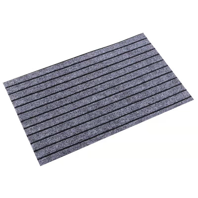 Striped Dirt Trap Mats Entrance Bedroom Kitchen Dining Room/Living Room Non-Slip Cutting Non-Slip Wear-Resistant Floor Mat