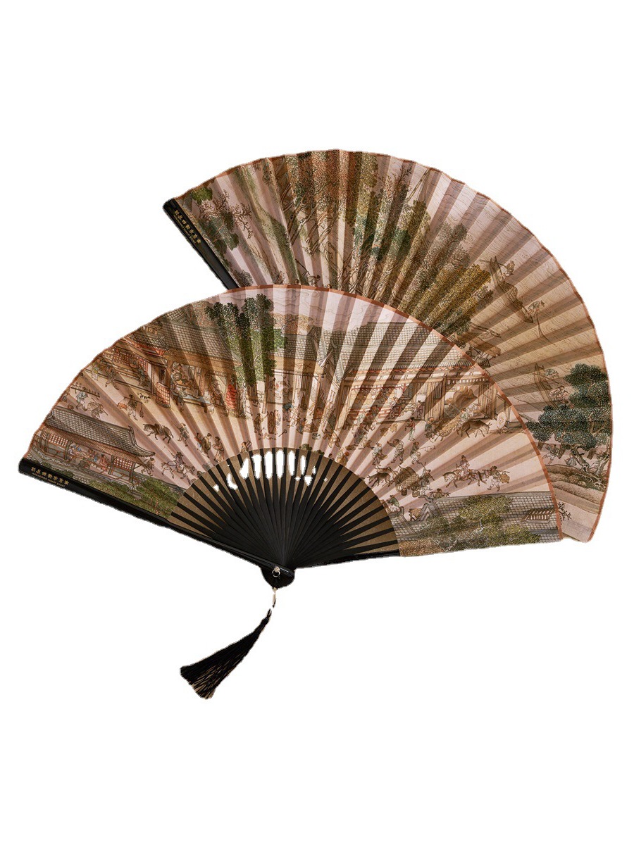 南京博物馆文创金陵繁华录折扇礼盒古风汉服扇子国风文创礼品礼物