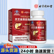 北京同仁堂内廷上用灵芝姜黄胶囊 增强免疫力保肝护肝无痕代发