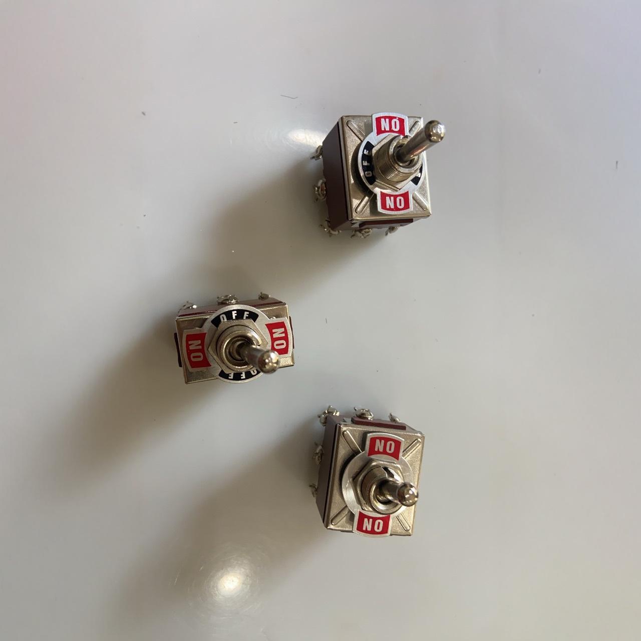 钮子开关2档6脚 插片式摇头拨动开关 e