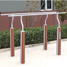 塑木健身器材塑钢室外老年户外公园中学小区广场单双杠厂家代发