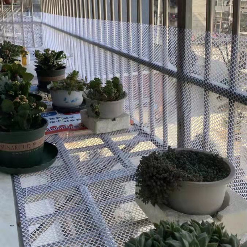 加厚阳台防护网防漏塑料网防盗窗封窗防猫窗台铺垫防掉网养殖格网