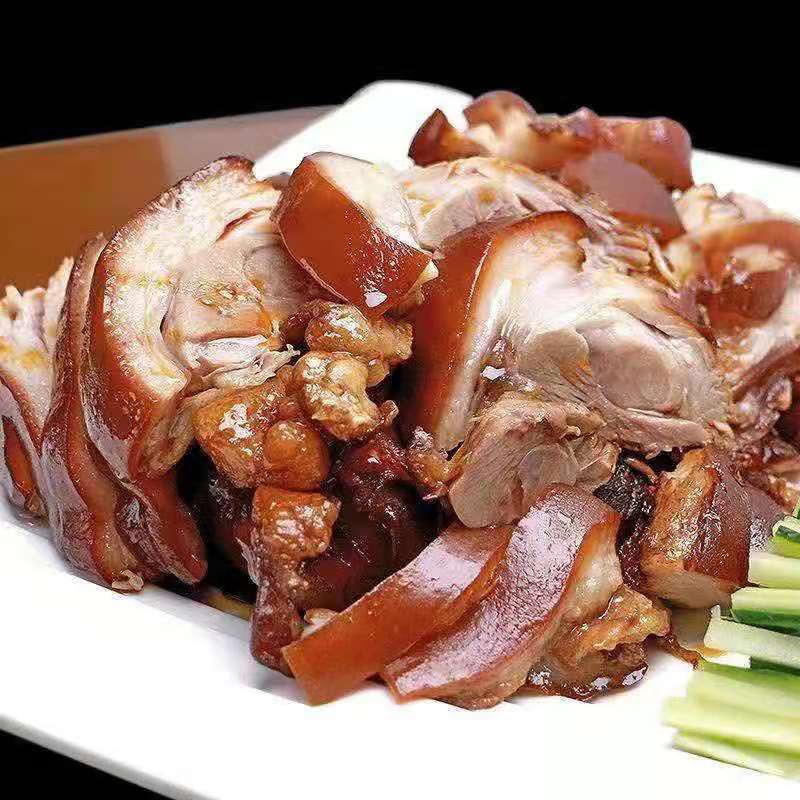 河南特产太康肘子肉熟食五香脱骨东坡肘子咸肉网红猪蹄即食250克