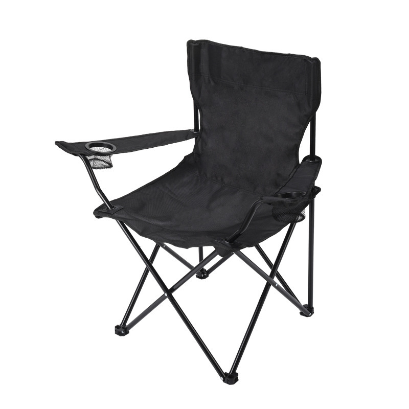 Outdoor Camping with Armrest Folding Chair Explorer Portable Fishing Stool Art Student Backrest Recliner Picnic Chair