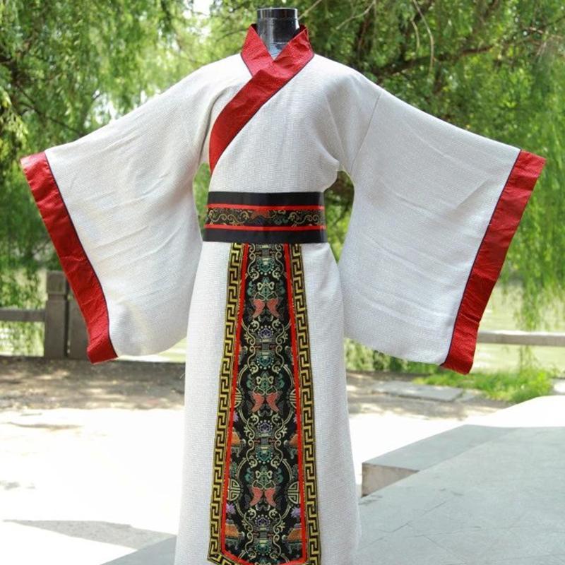 新款古装服装男汉服男士曲裾臣子官服汉朝大臣大氅书生直裾深衣