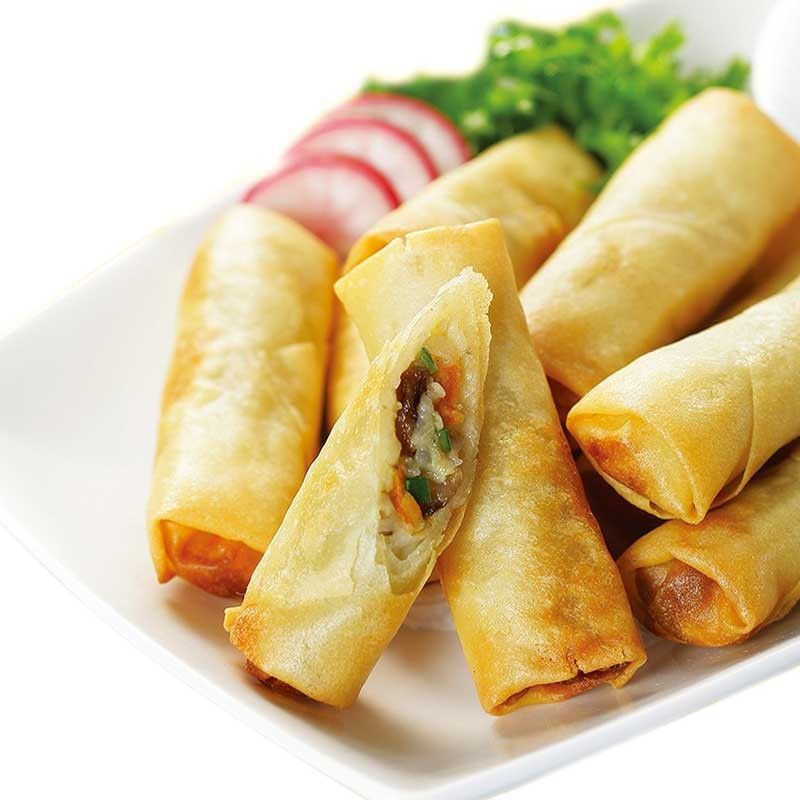 厨酥皮春卷半成品油炸小吃豆沙馅全素菜馅油炸64个32个236g