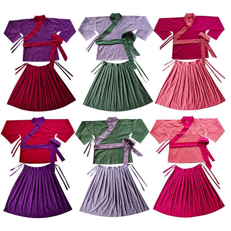 仆人服装女佣汉服丫鬟古代女宫女侍女杂役古代平民粗布茶馆工作服