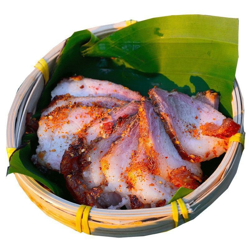云南特产 脆皮肉农家自制油炸肉200克腊肉真空脆皮肉五花肉烟熏肉