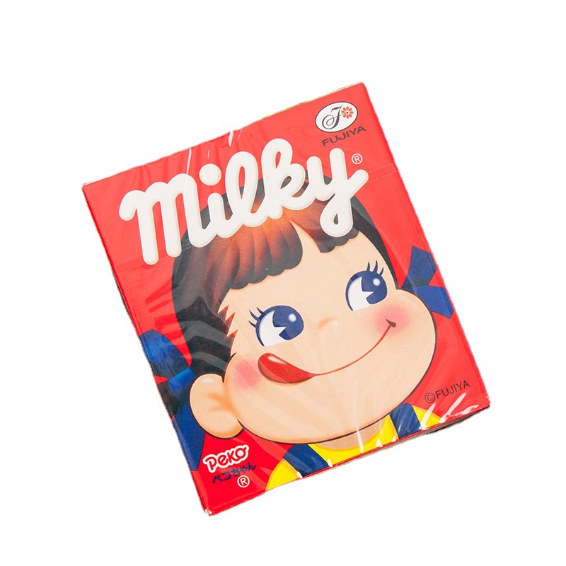 日本fujiya不二家牛奶妹奶糖批发牛奶乳糖软糖盒装25g喜糖糖果