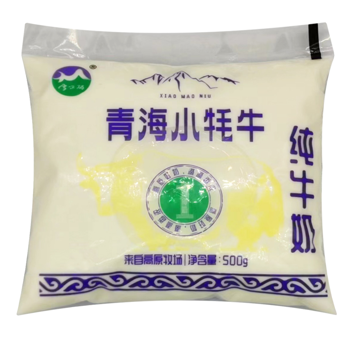 青海小牦牛纯牛奶青海牛奶一斤装全脂灭菌纯牛奶高奶源500g-阿里巴巴
