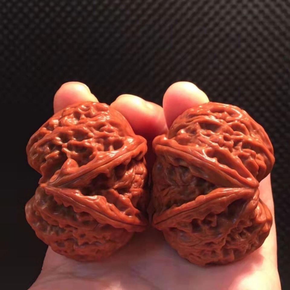 文玩核桃开口笑笑口常开三口笑白狮子四座楼元宝绣球莲花-阿里巴巴