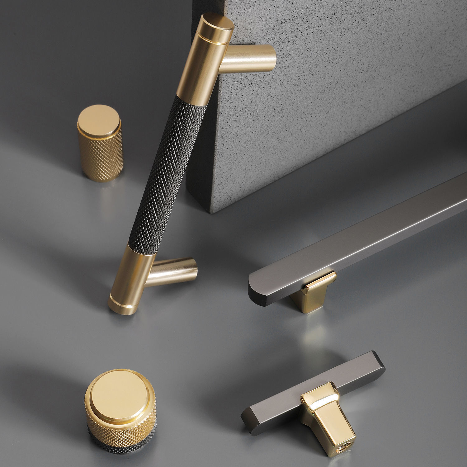 柜门拉手现代简约大衣柜长款门把手浴室柜橱柜抽屉酒柜家具配件