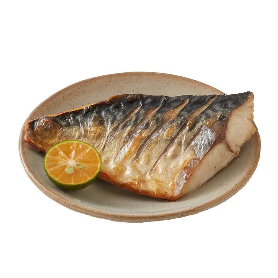 顺丰包邮日式盐烤鲭鱼片80g×100片/箱 去头去骨商用日料食材批发