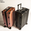 classic trunk Aluminum frame Boarding case 20 capacity Customs Solid durable Leather trunk classic trunk Aluminum frame Boarding case 20 capacity Customs Solid durable Leather trunk