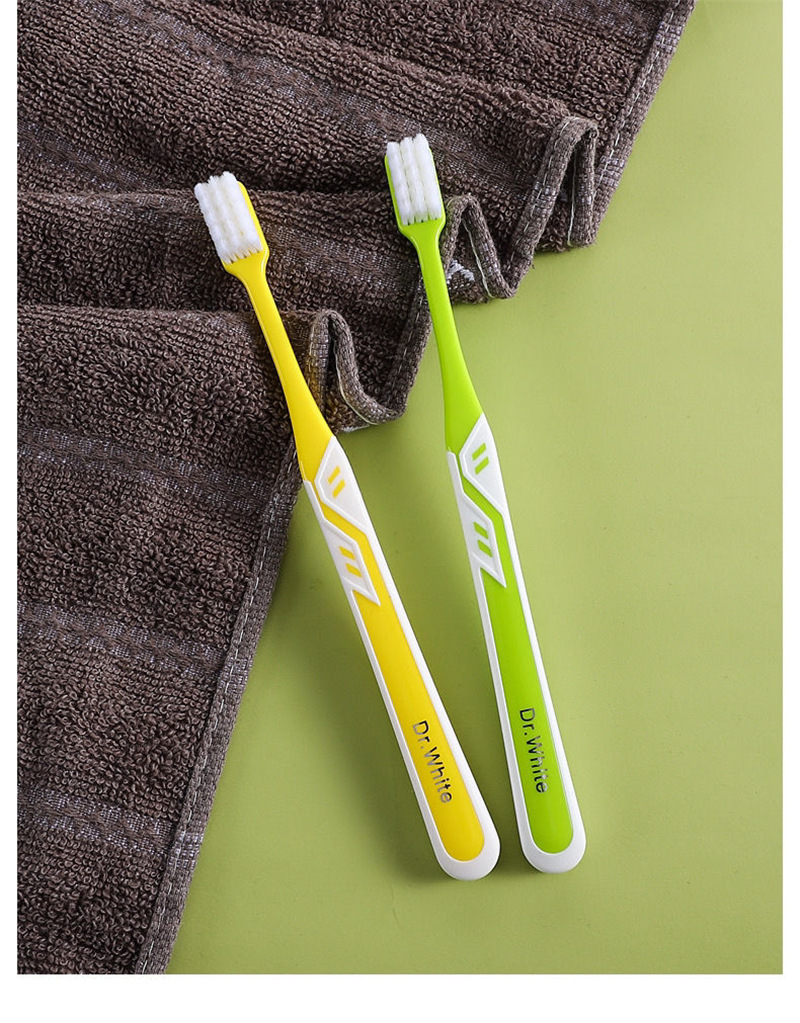 白大夫超软毛牙刷374万根毛雪绒丝超柔净护方孔密集植毛呵护牙龈