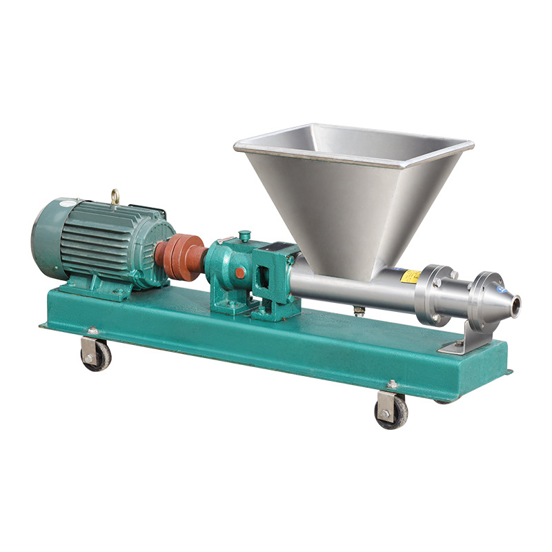 酒厂用 g型螺杆泵带料斗 g30-1浓浆泵输送葡萄醪卧式泵 帝伯仕