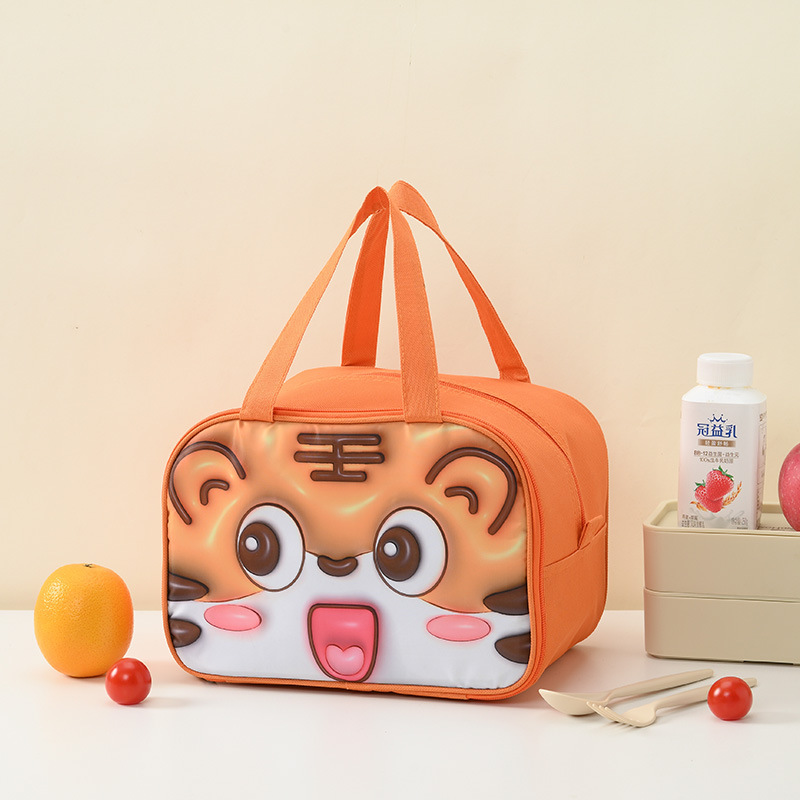 Cartoon Ice Pack 3d Visual Cute Lunch Bag Portable Student Lunch Box Bag Thermal Bag Cute Lunch Bag