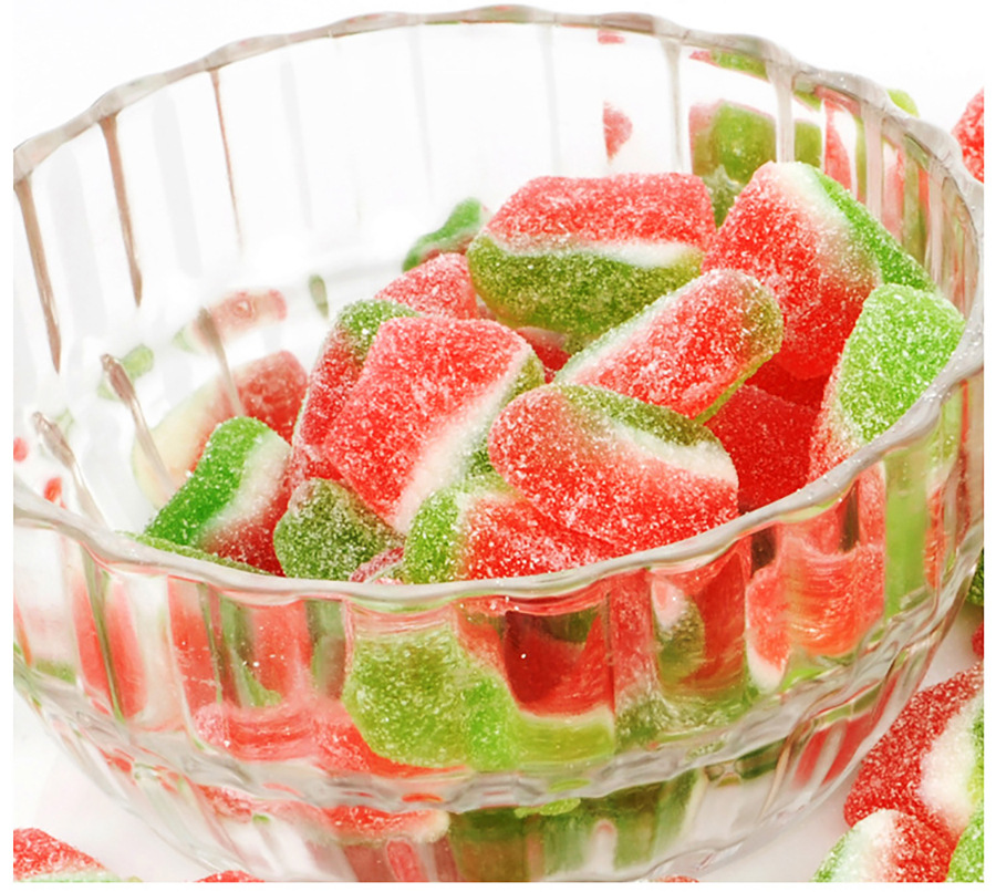 trolli口力橡皮糖西瓜形软糖qq糖办公室零食糖果散装2.5kg/袋