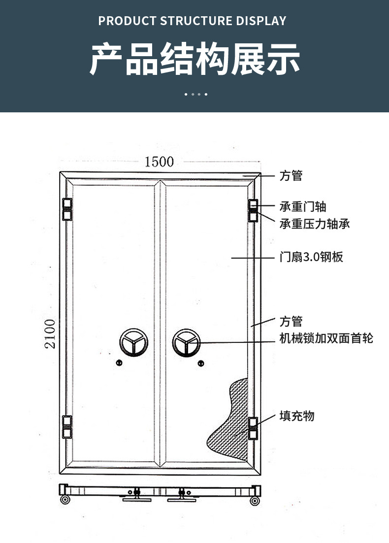 钢质防爆门工业防爆门化学品仓库抗爆门锅炉房抗爆门厂家定制批发