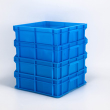 正方形塑料周转箱物流运输五金工具配件分拣箱储物收纳方箱大胶框