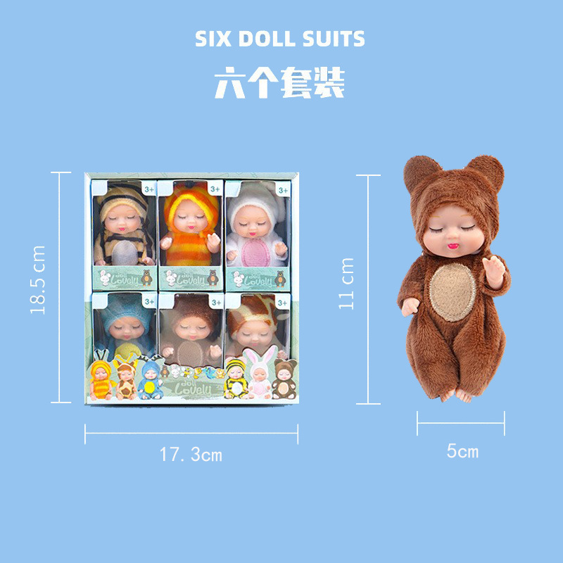 Cross-Border Sleep Simulation Reborn Doll Girl Princess Children's Toy Gift Box Wholesale BJD Doll
