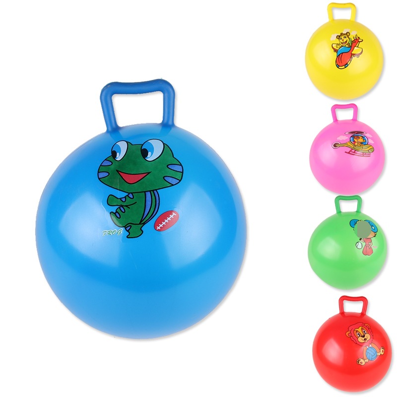 Factory Direct Sales 10-Inch Ball Knob Children's Inflatable Toy Ball Clapping Hand Grip Ball Stall Hot Sale Wholesale