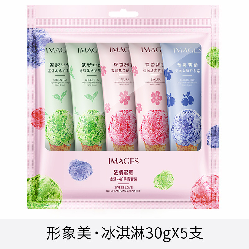 Hand Cream Hand Gift Vaseline Moisturizing Plant Fruit Fragrance Moisturizing and Nourishing Hand Cream Set