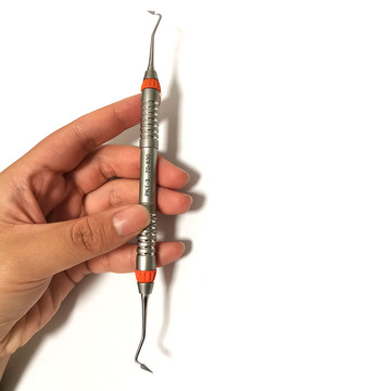 正畸洁治器推置器 带环推刮治器 双头牙科材料口腔器材