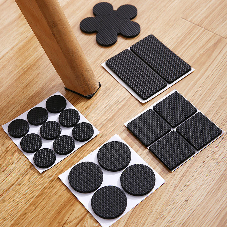 加厚降噪桌椅eva椅子脚垫 耐磨圆形单面胶垫防滑泡棉保护垫定制