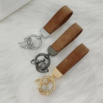 新羊巴皮汽车钥匙扣锌合金马蹄扣车载钥匙挂扣男女通用礼品钥匙圈