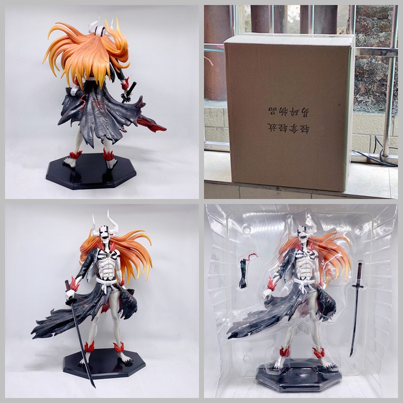死神 黑崎一护 幕后虚化 牛头一护 站姿 雕像 场景 模型 盒装手办