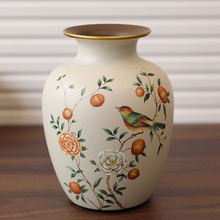 新中式陶瓷花瓶 欧式美式简约客厅玄关餐桌茶几装饰花瓶 工艺摆件