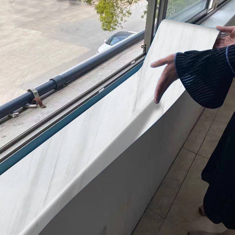 窗台板贴纸防晒瓷砖加厚墙贴窗户包边框飘窗阳台窗台板自粘独立站