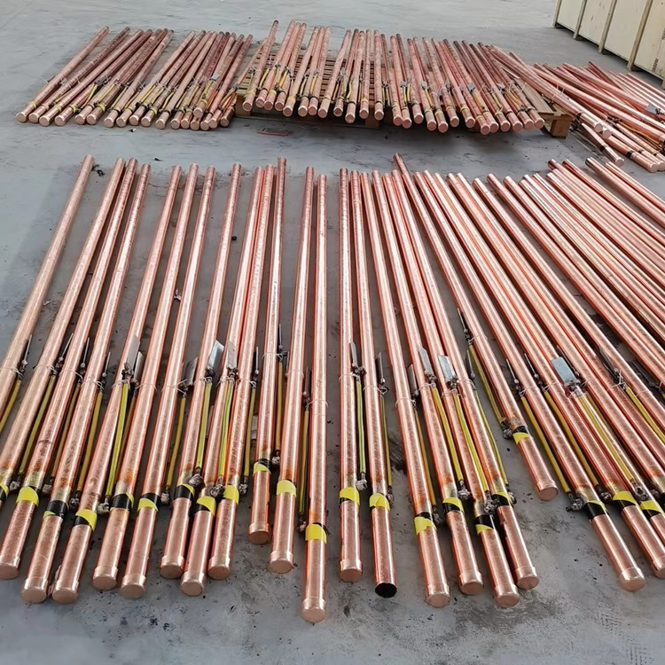 铜包钢电解离子接地极 铜覆钢防雷垂直接地桩 离子接地棒
