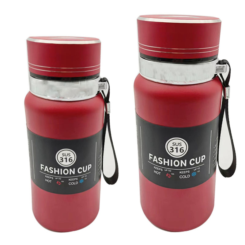 Zhenshui 2023 New Large Capacity Men's and Women's Car Business Tea Making with Rope Handle Portable Cup Stainless Steel Thermos Cup