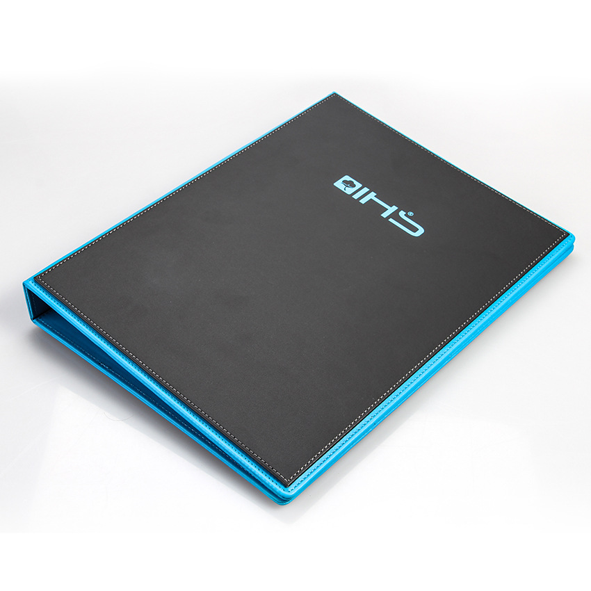 高档皮革服务指南酒店客房用品服务指南夹A4活页夹文件夹便签夹