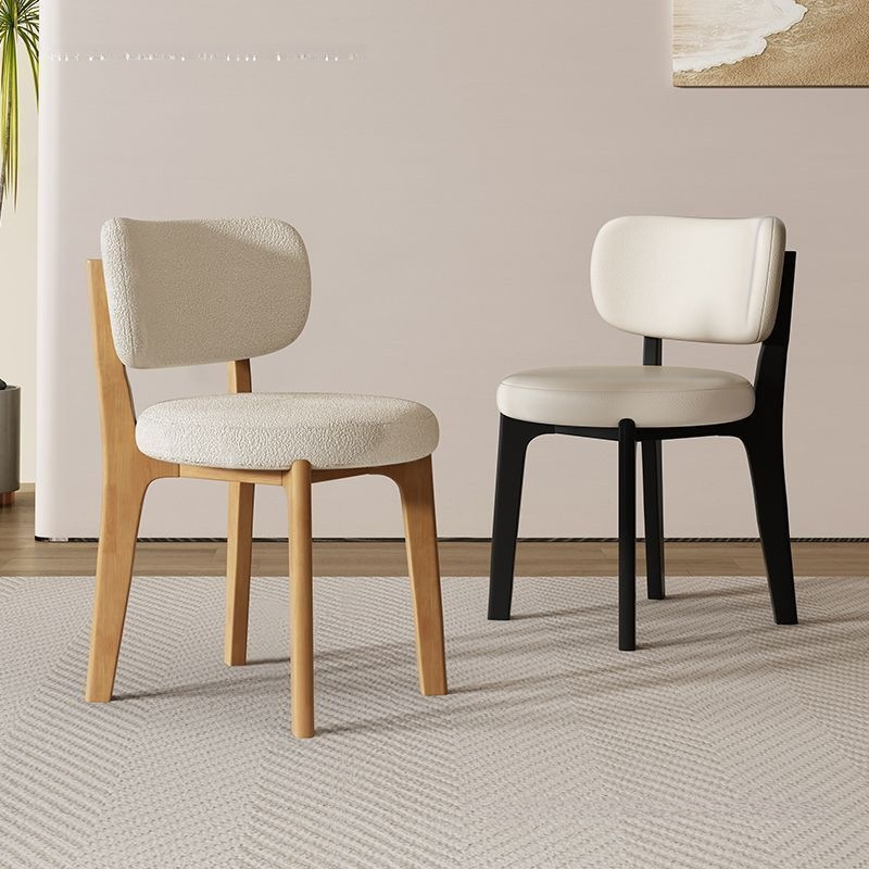 北欧现代简约家用实木椅子意式轻奢设计师靠背椅小户型餐厅餐椅