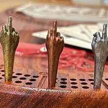 Funny Cribbage Pegs?有趣的金属牌钉 跨境爆品