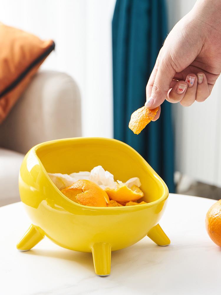 桌上果皮盒桌面收纳桶小网红迷你垃圾桶新款无盖卫生间小纸篓