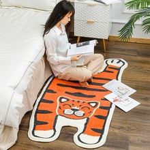 地毯卧室满铺可爱卡通老虎防滑地垫浴室卫生间吸水脚垫子床边毯